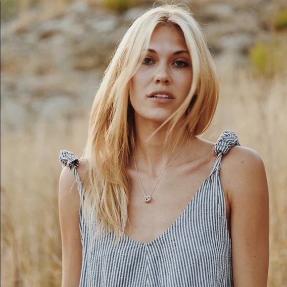 - New! Beachwood Baby brand jumpsuit. White and Blue Stripes. Size XS - Picture 3 of 14